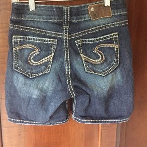 Silver brand denim shorts