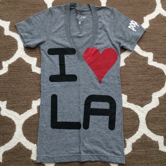 Popkiller Tops - Popkiller "I Love LA" Tee