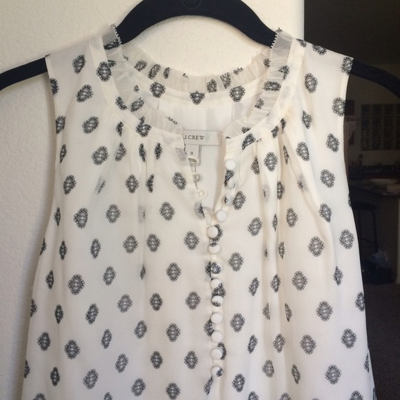 SOLD-NWOT J.Crew silk tank - Picture 2 of 3