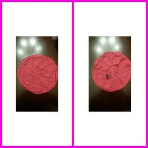 Pink baggy beanie