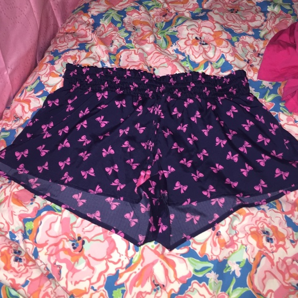 American Eagle bow pj shorts