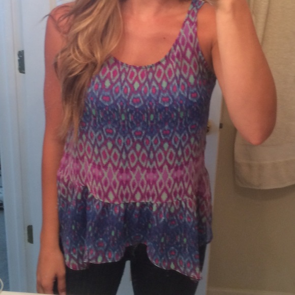 Express multicolored tank