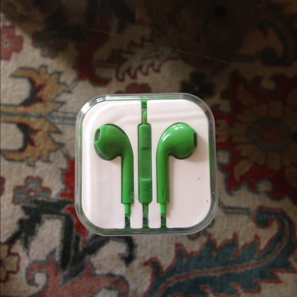 Green Apple ear buds