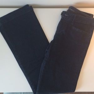 Banana Republic dark wash trouser style jeans