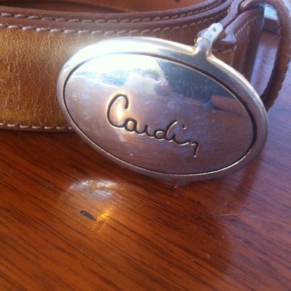 Vintage PIERRE CARDIN Leather Belt - Picture 2 of 5