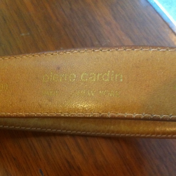 Vintage PIERRE CARDIN Leather Belt - Picture 3 of 5