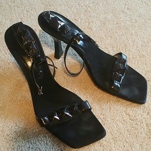 Enzo Angiolini Black Sexy Sandal