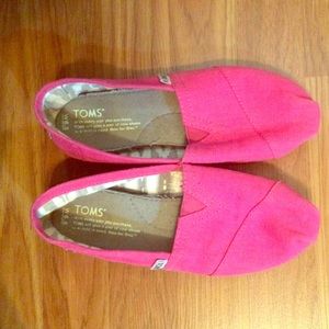 Pink Toms shoes