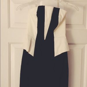 Short cocktail/party dress with peplum!