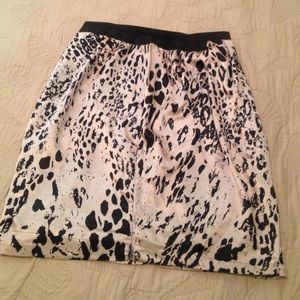 Cheetah print skirt