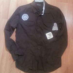 7 Diamonds mens button down shirt