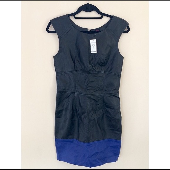 Bebe leatherette dress