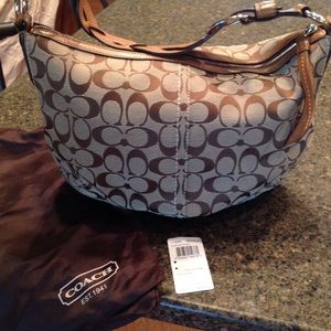 Coach Signature Soho Hobo Handbag