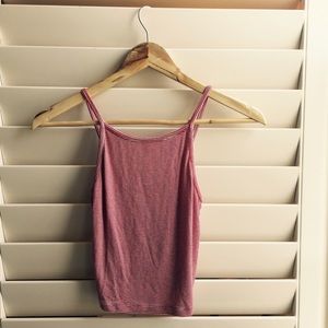 BRANDY MELVILLE Striped Red Strappy Top