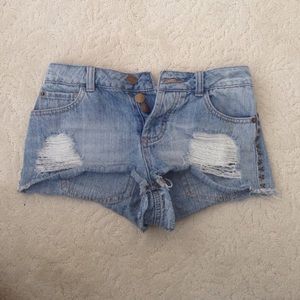 High waisted shorts