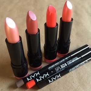 NYX Lipstick Makeup Cosmetics Bundle NEW
