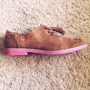 Suede Oxfords