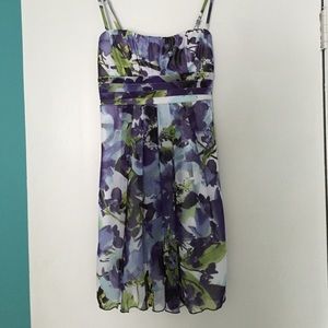 Blue, Green and Purple dress