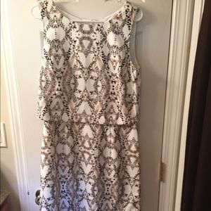Banana Republic Leopard Zip Dress