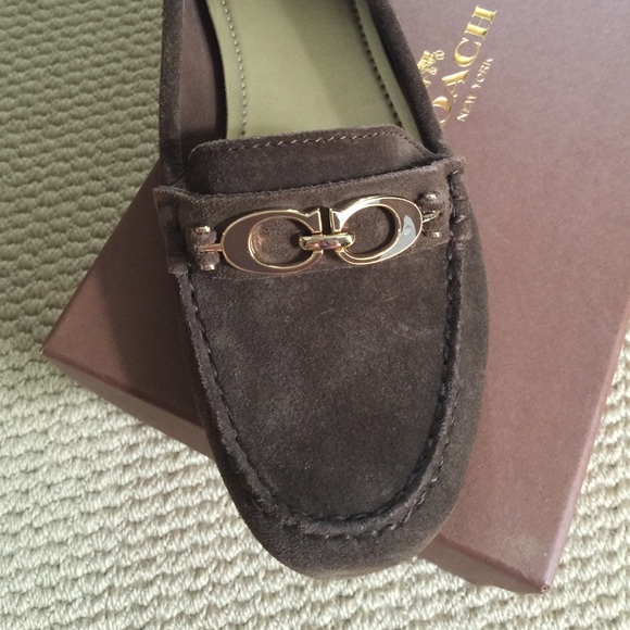 SOLD // Coach Suede Driving Moc Ready for Fall