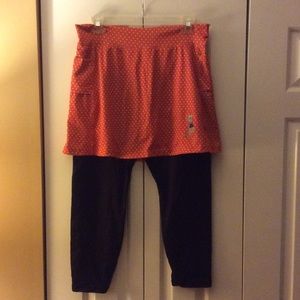 Running Skirt with Compression Capris