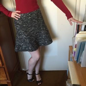 J Crew tweed flared mini skirt NWT