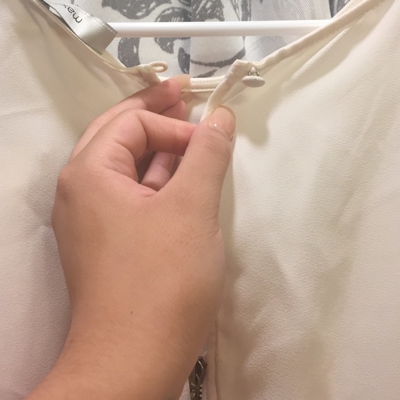 🆕 red and creme peplum dress - Picture 3 of 3