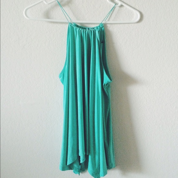 Express Tops - 💕8/16 HP💕 express mint green halter tank top
