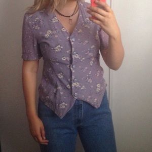 Vintage Button Up Top