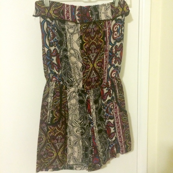 LABOR DAY CLEARANCE! Colorful romper - Picture 2 of 3