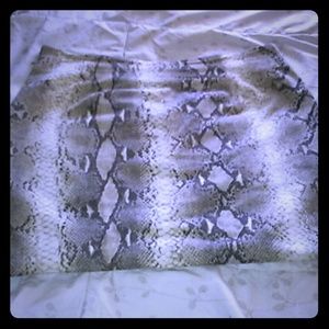 ABS Sz. 8 Pencil Skirt Snakeskin Print