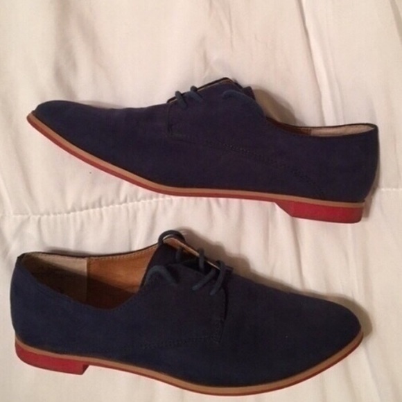 Blue & Pink Vintage Oxfords - Picture 1 of 4
