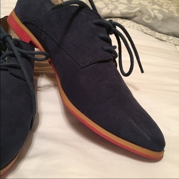 Blue & Pink Vintage Oxfords - Picture 3 of 4