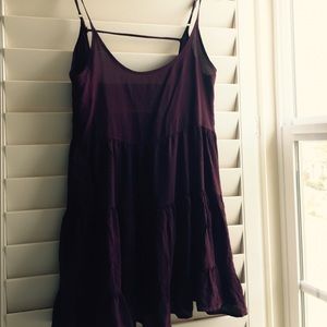 BRANDY MELVILLE Maroon Jada Dress