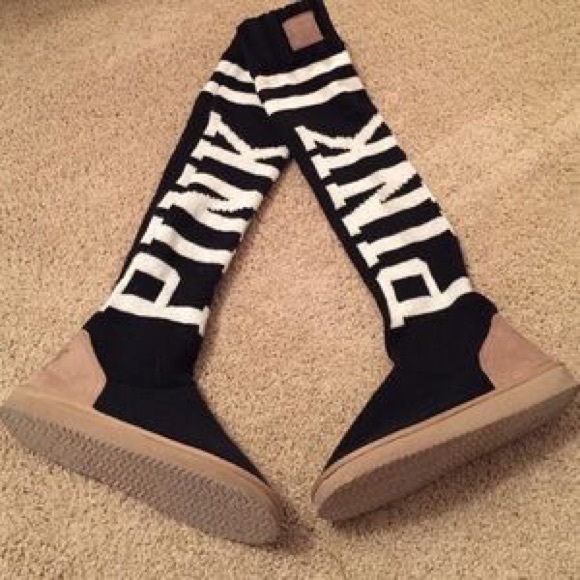 🚫SOLD ON MERC 🚫 LIMITED EDITION PINK VS BOOTS