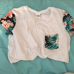 Cute tropical VSPINK shirt