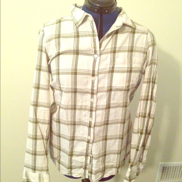 White and green flannel