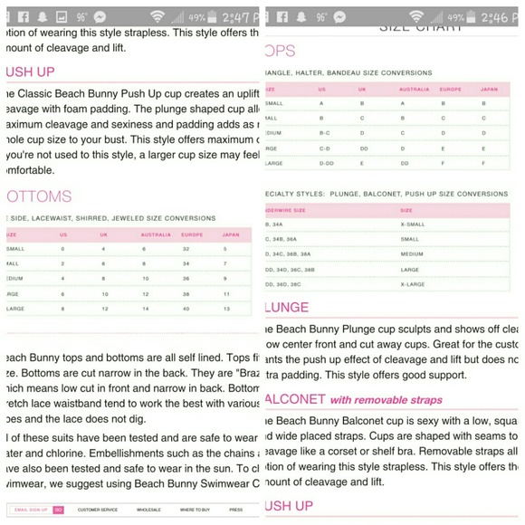 NWT Beach Bunny "Endless Summer" XL/XL - Picture 4 of 4