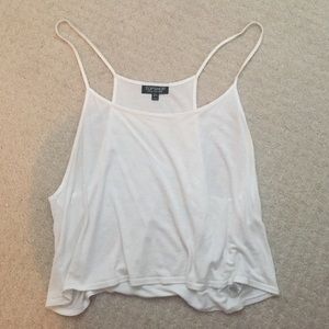 TOPSHOP white tanktop/crop top