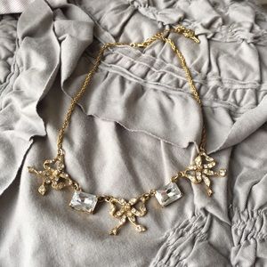 Betsey Johnson Bow Necklace