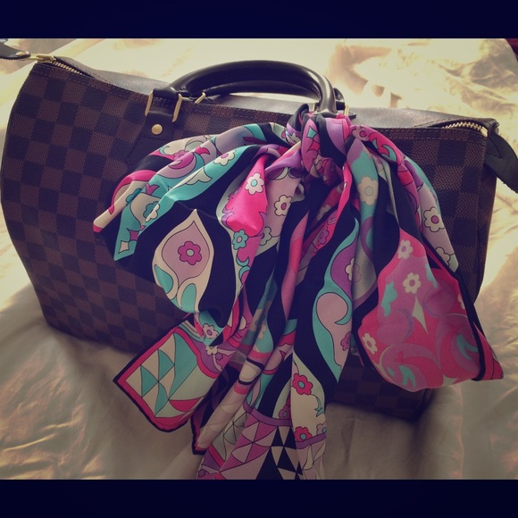 Emilio Pucci Colorful Silk Scarf
