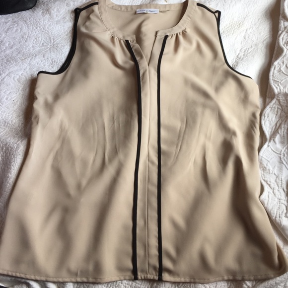 Calvin Klein nude color blouse