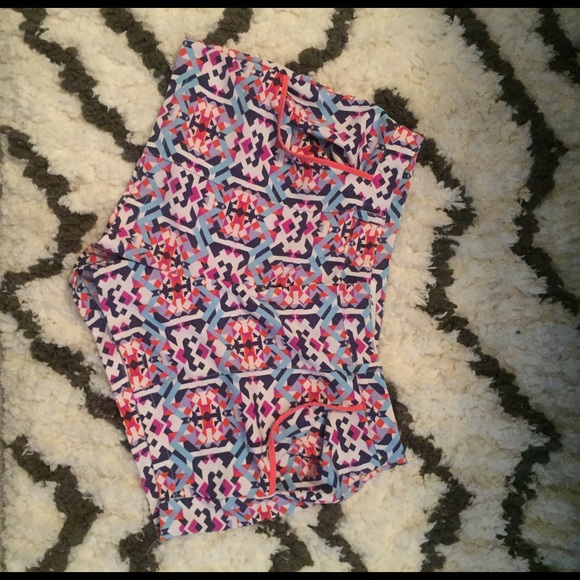 Tribal patterned shorts