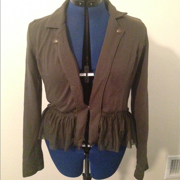 Military Peplum jacket
