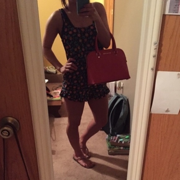 LA Hearts Floral Romper - Picture 2 of 4