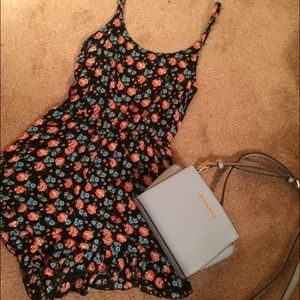 LA Hearts Floral Romper