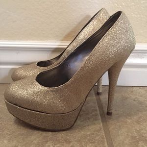 Glittered high heels