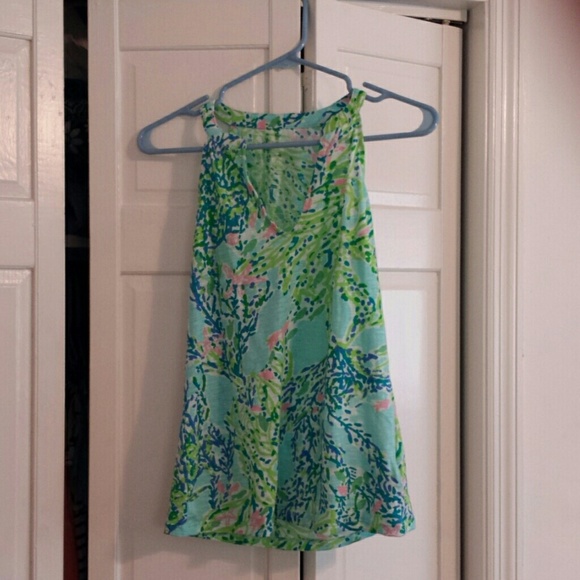Lilly Pulitzer Tops - Brand New Lilly Pulitzer Arya tank in Blue Heaven
