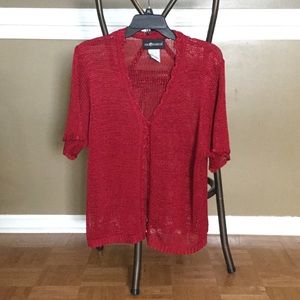 Sag Harbor One Button Sweater