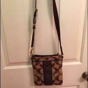 Authentic Coach cross body bag